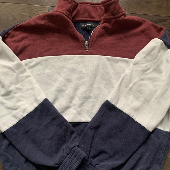 La Hearts Sweaters - la hearts half zip